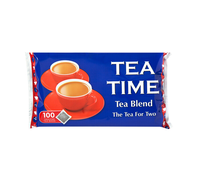 Tea Time Black Tea Tagless Teabags Teabags (1 x 100's) Tagless Black
