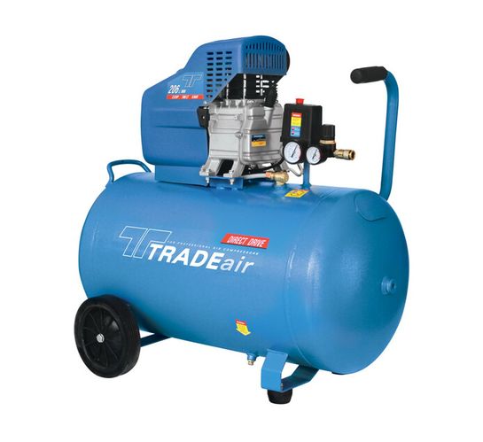 Tradeair 100L Lubricated Direct Drive Compressor 