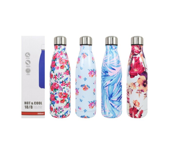 Aqua 500ml Double Wall Stainless Steel Flasks Makro