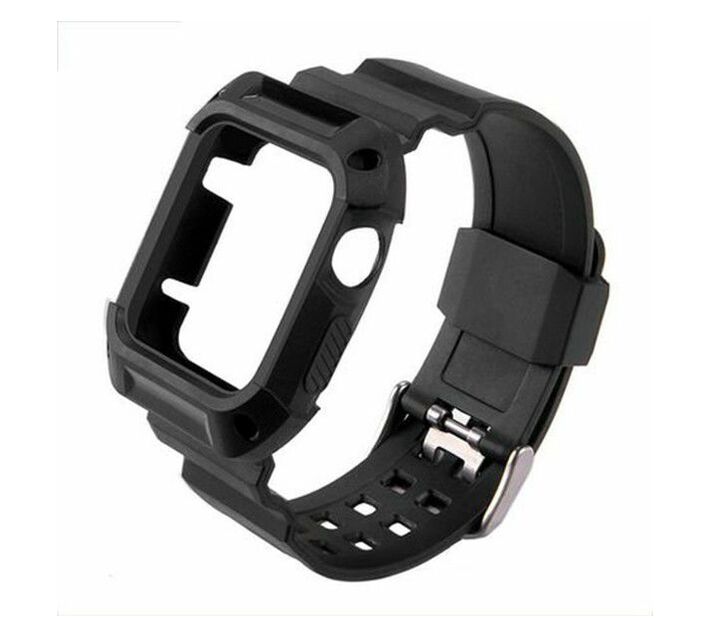 Rugged Protection Strap for 40mm Apple Watch Black TPU Makro