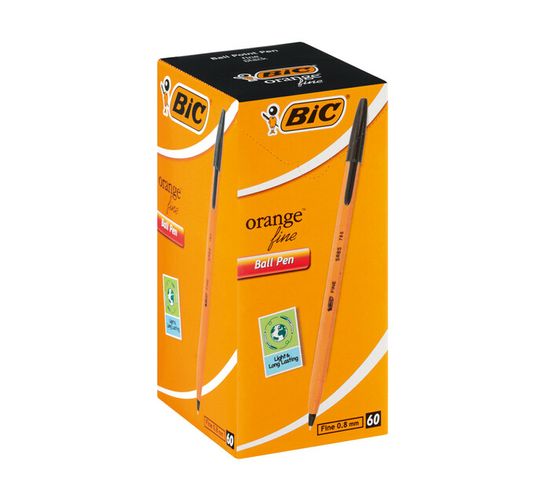 BIC Orange Ballpoint Pens 60-Pack 