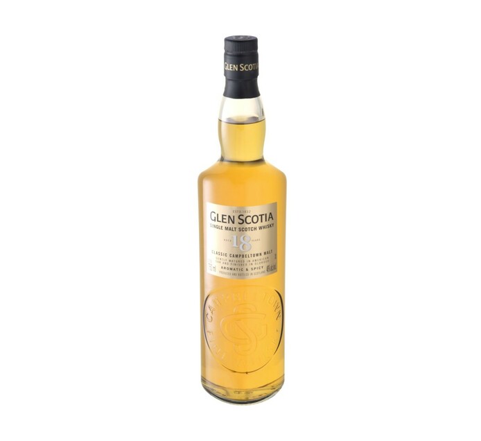 Glen Scotia 18 Year Old Single Malt Whisky (1 x 750ml)