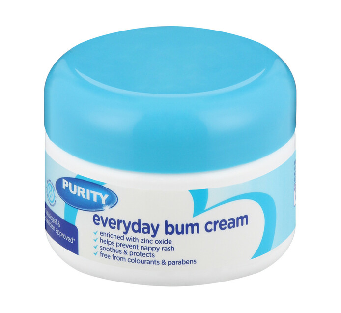Purity & Elizabeth Anne's Everyday Bum Cream Jar Everyday Bum Cream (1 x 100ml) Baby Petroleum