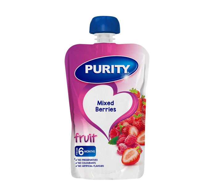 Purity Pureed Baby Food Mixed berries (1 x 110ml) Makro