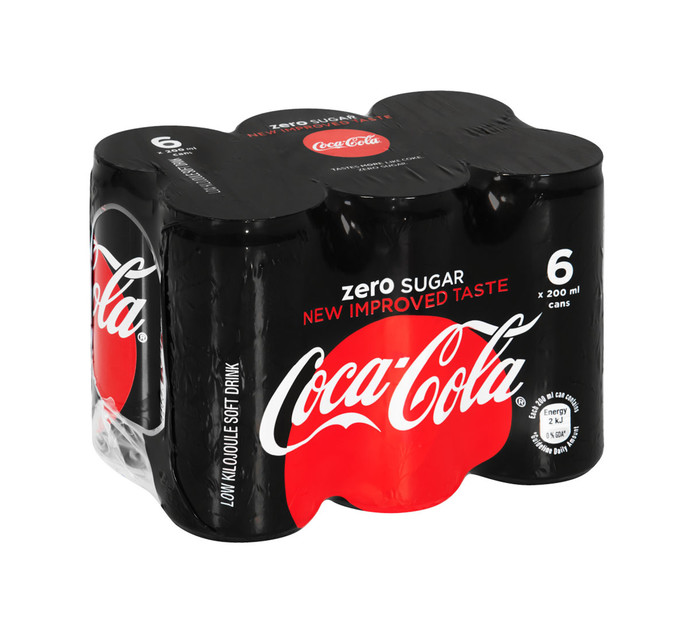 Cocacola Zero can (24 x 200ml) Makro