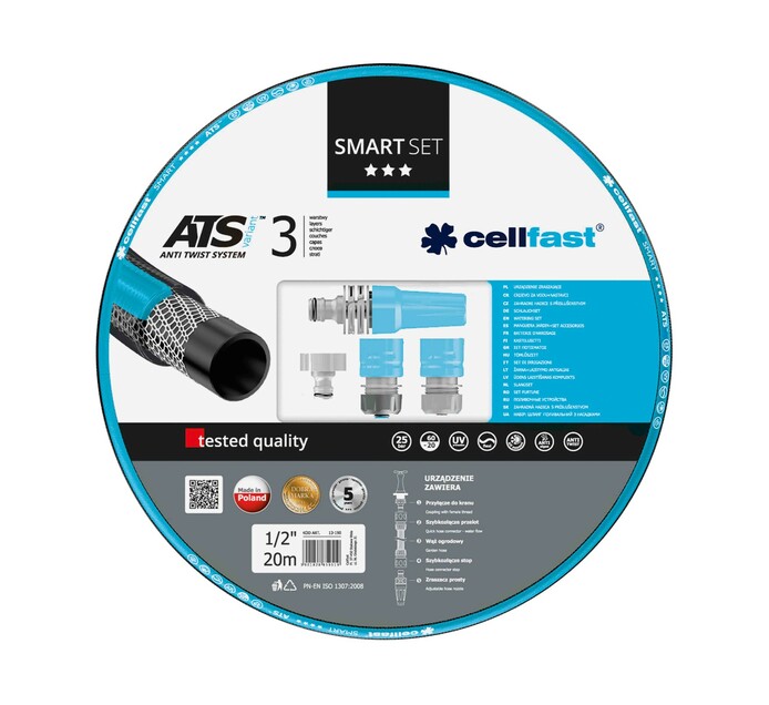 Cellfast 12 mm x 25 m Smart Watering Hose 