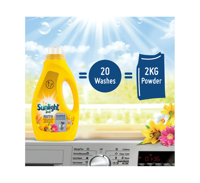 Sunlight 2in1 Auto Laundry Liquid (1 x 1.5l) Makro