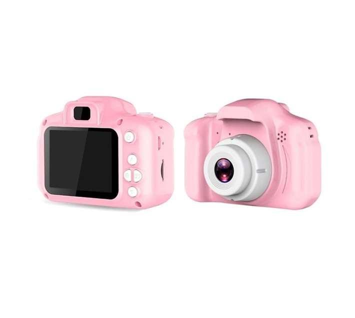 Kids Mini Digital Camera Pink Makro