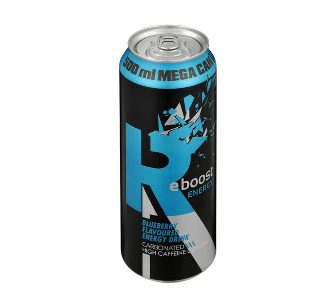 Reboost Energy Drink BLUEBERRY (24 x 500ML) Makro