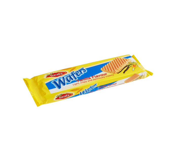 Tasty Treats Wafers Vanilla (1 x 100g) Peanuts Biscuits Biscuits