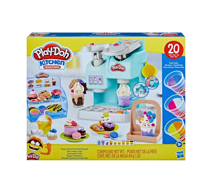 Playdoh Super Colorful Cafe Playset Makro