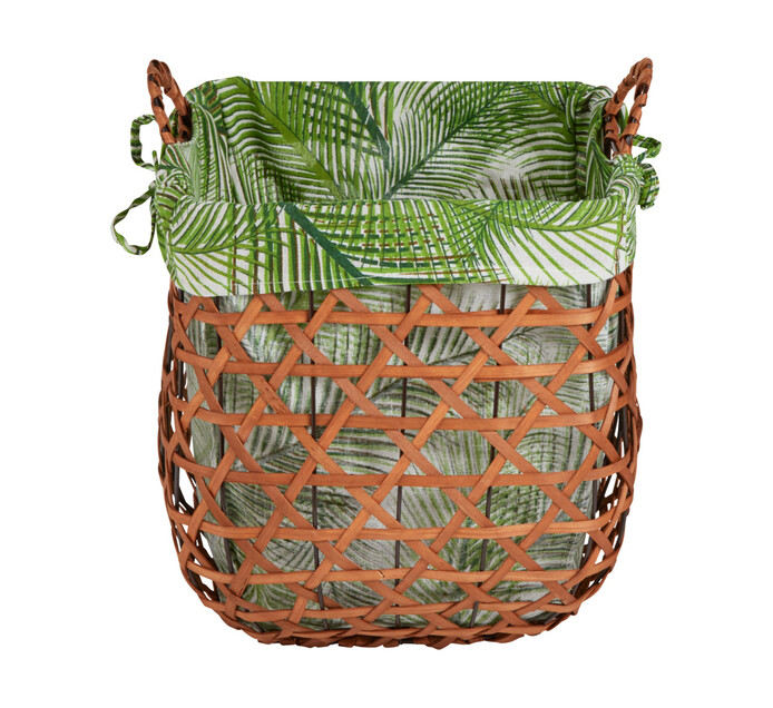 Medium Fresh Wood Chip Storage Basket Makro