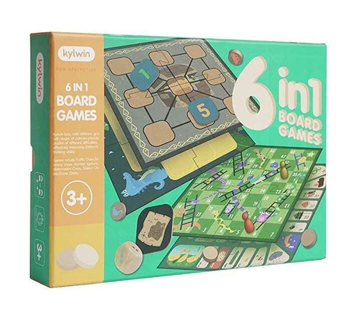 6 in 1 Board Game Makro
