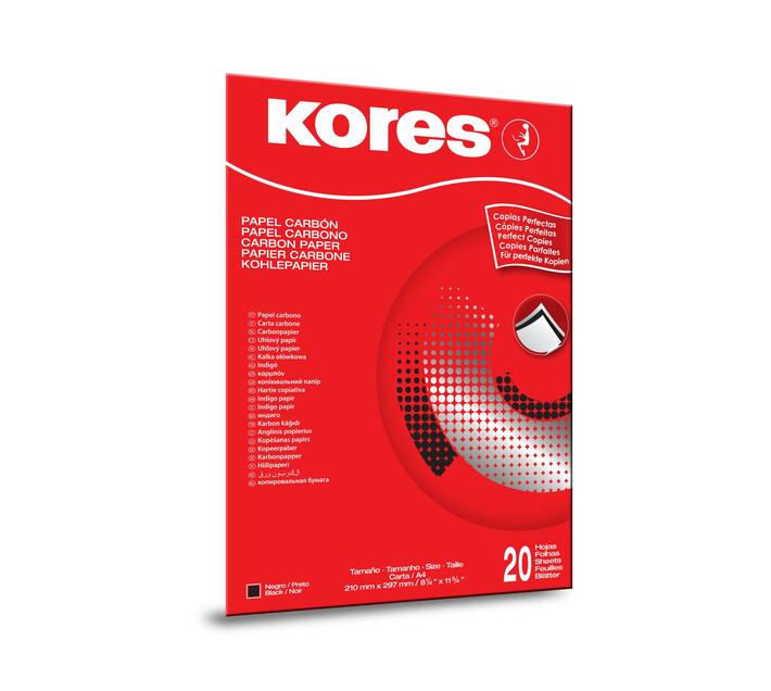 KORES CARBON PAPER BLACK A4 20SHEETS Makro