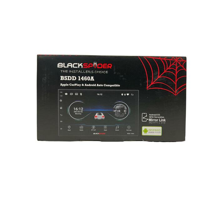 Blackspider BSDD1460A 2Din Wireless Apple CarPlay Android Auto Radio