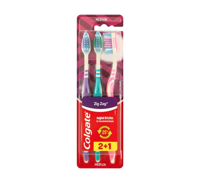 Colgate Zig Zag Vap Toothbrush Medium (1 x 3's)