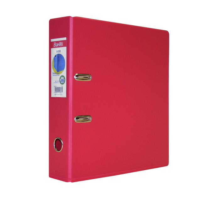 Bantex A4 Lever Arch File Red Red Makro