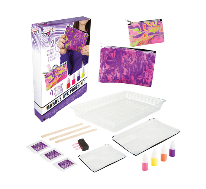 Fashion Angels Tie Dye Marble Dye Pouch Kit Makro