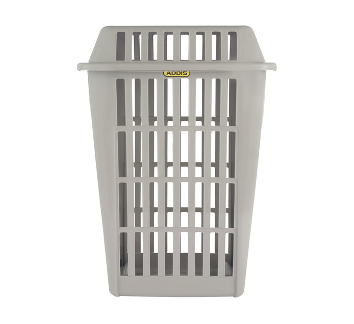 ADDIS LAUNDRY BIN W/LID RECT LATTE 60LT Laundry Bins and Baskets