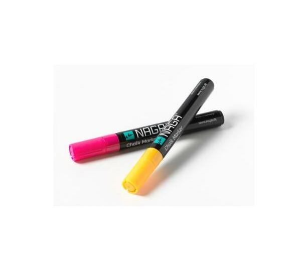 NAGA Glass Board PINK & ORANGE DRY ERASE MARKER 4,5mm Makro