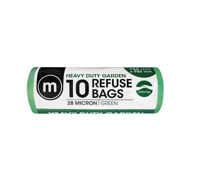 M Green Refuse Bags Regular Duty (1 x 10'S) Makro