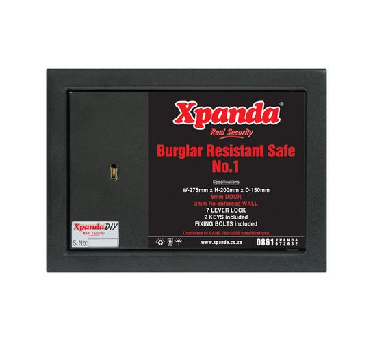 Xpanda Burglar-Resistant Safe No. 1 