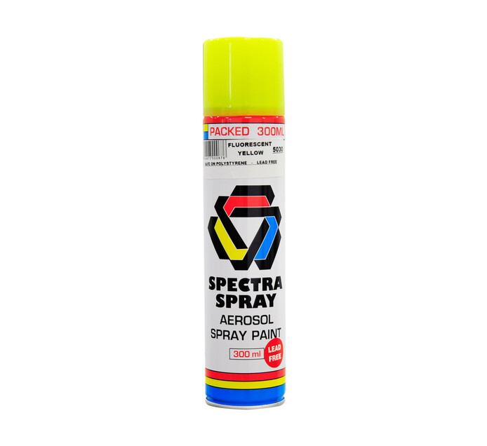 Spectra 300 ml Flourescent Spray Paint Yellow 