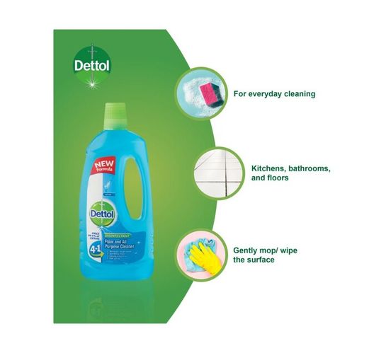 Dettol Floor & All Purpose Cleaner Aqua (6 x 750ml)