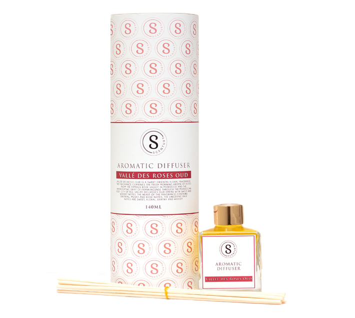 Scentury Vallee des Roses Oud Reed Diffuser 150ml Makro