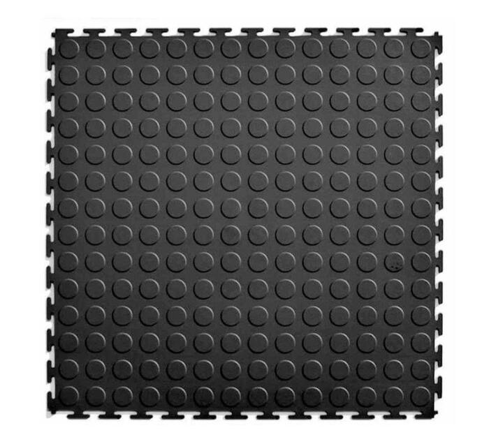 Fine Health PVC Interlocking Tiles 1 sqm Black Makro
