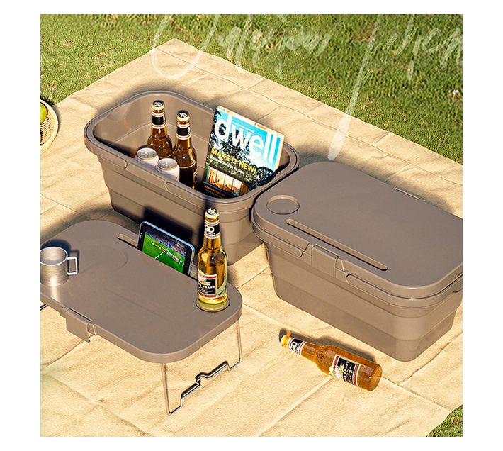 MultiFunctional Collapsible/Foldable Picnic Basket Makro