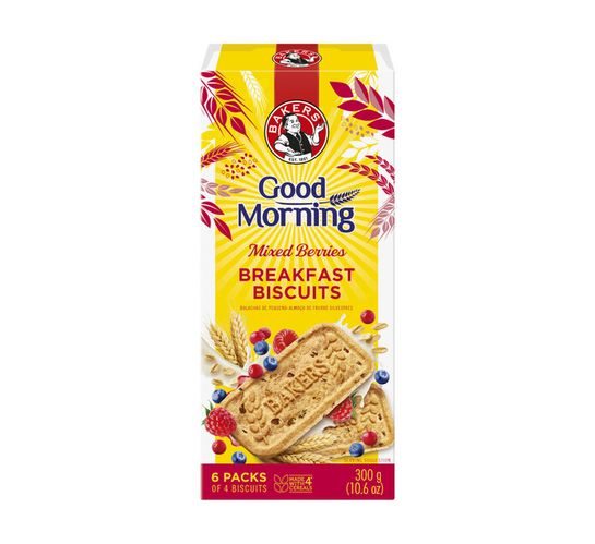 Bakers Good Morning Biscuits Mixed Berries (300g)