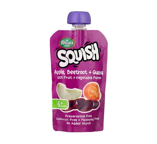 Rhodes Squish Infant Food Apple Beetroot & Guava (1 x 110g)