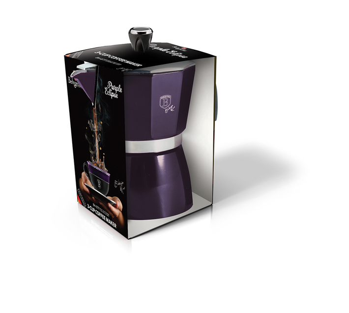 Berlinger Haus 5 Cup Aluminium Coffee Maker Purple Makro
