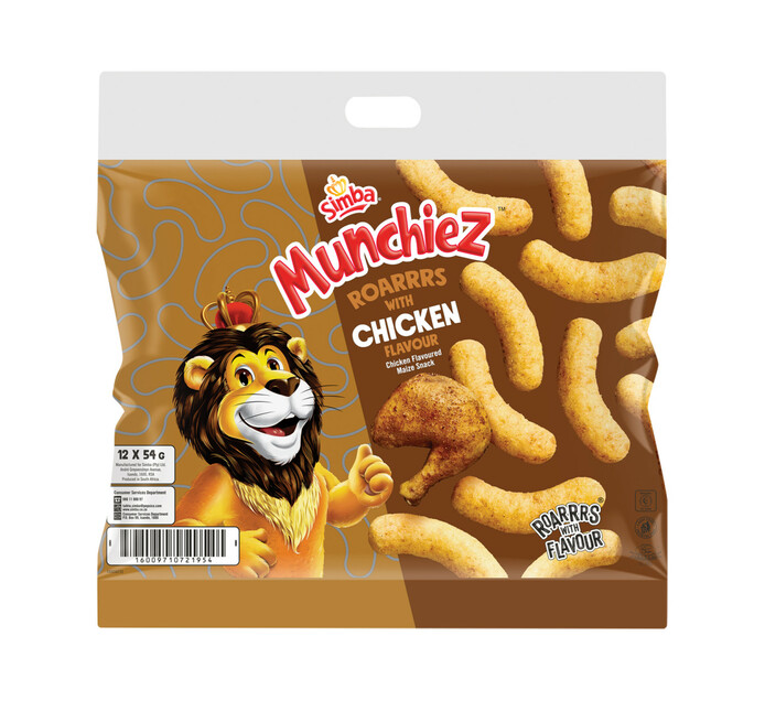 SIMBA MUNCHIEZ CHIPS 54G, CHICKEN Makro