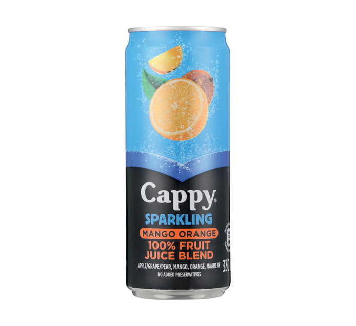Cappy Sparkling Fruit Juice Mango Orange (24 x 330ml) Makro
