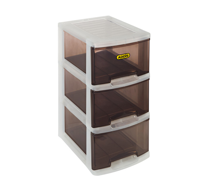 Addis 3Drawer Storage Set Plastic Plastic Plastic Storage