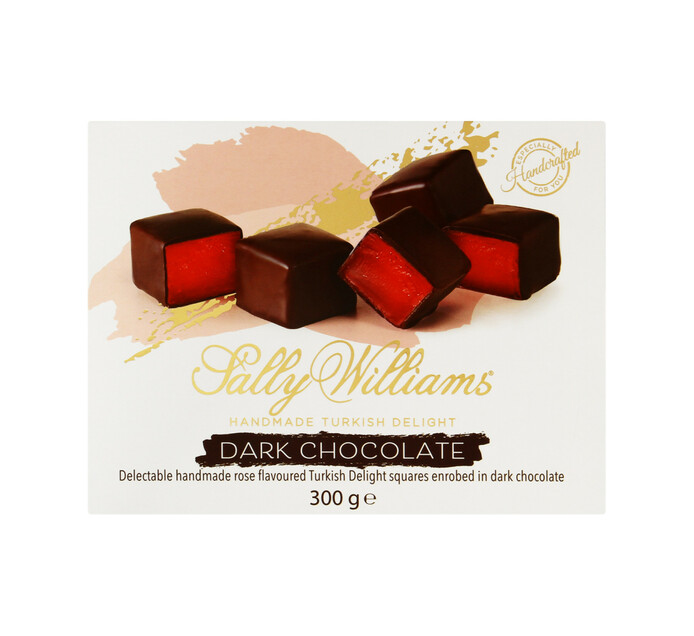 Sally Williams Turkish Delight Dark Chocolate (1 x 300g) Chocolate