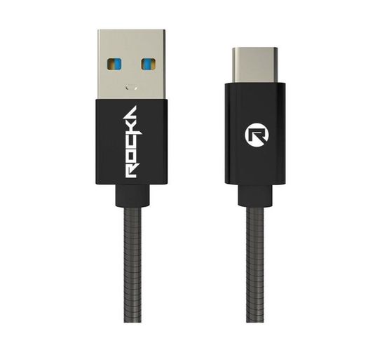 ROCKA BLITZ USB TYPE C CABLE BLACK