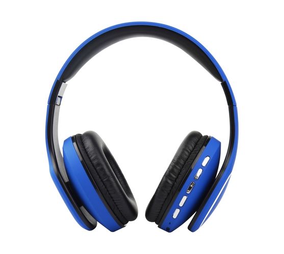 Volkano Headphones Bluetooth Wireless - Phonic Series - Blue