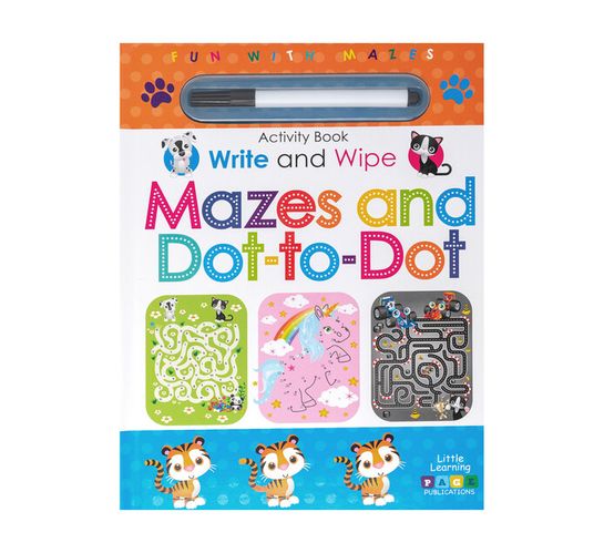 WRITE AND WIPE MAZES AND DOT TO DOT
