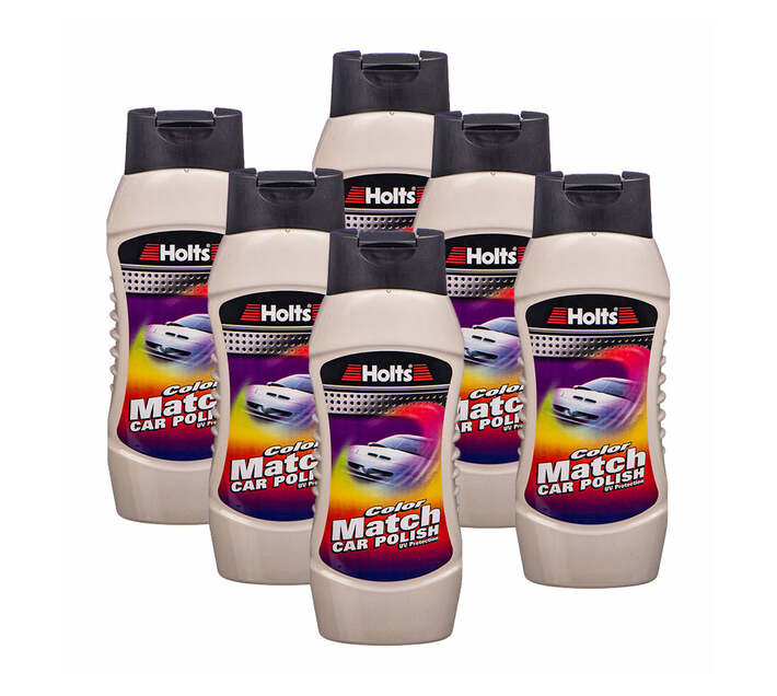 HOLTS COLOUR MATCH CAR POLISH WHITE (500ML x 6) Makro