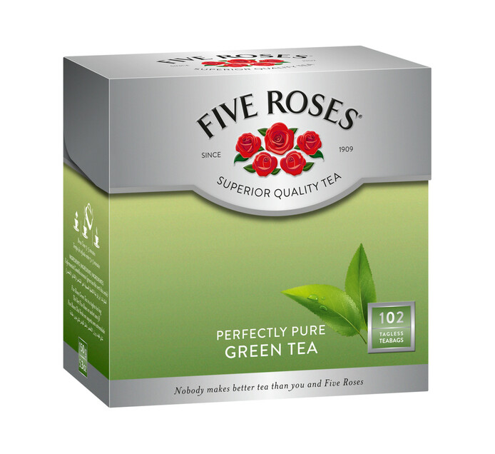Five Roses Green Tea (12 x 100's) Makro