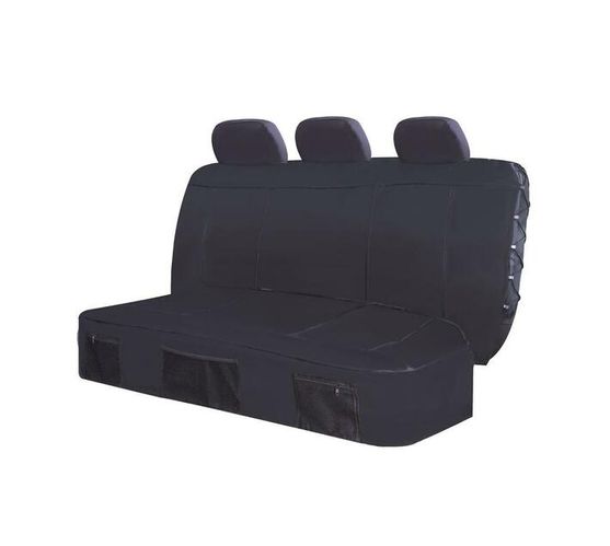 ACA - Safari 4 Piece Rear Seat Cover Set - Black