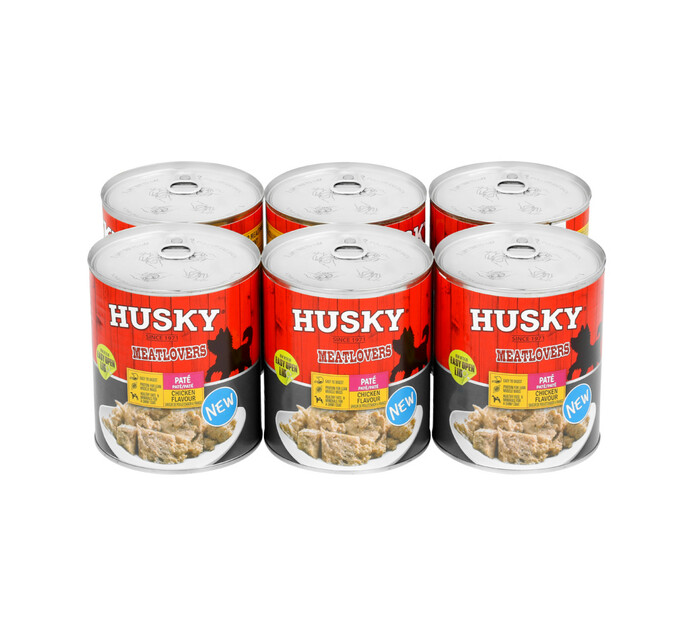 Husky Wet Dog Food Pate Chicken (775 g) Makro