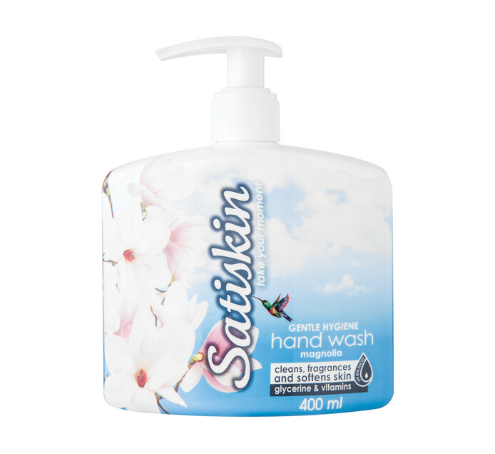 Satiskin Hand Wash Magnolia (400ml)