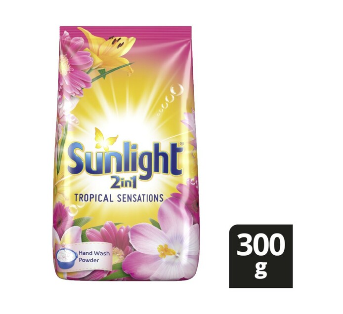 Sunlight Hand Washing Powder + 50g Free Tropical (6 x 250g) Makro