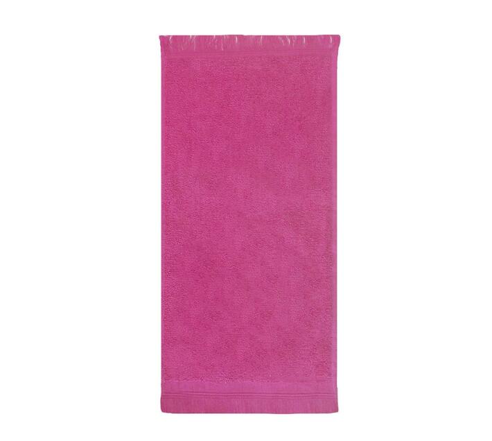 Bunty`s Fringe Guest Towel 380GSM 030x050cms (1 Piece) - Fuschia Purple (Pink)