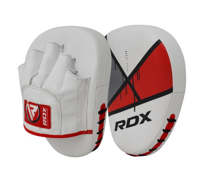 RDX Focus Mitts White/Red Makro