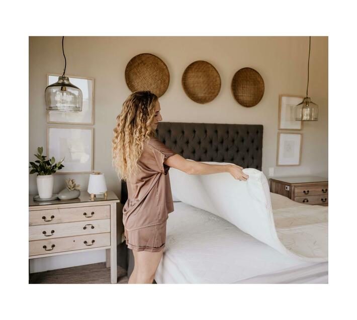 Better Sleep Gel Infused Memory Foam Mattress Topper with Bamboo Cover